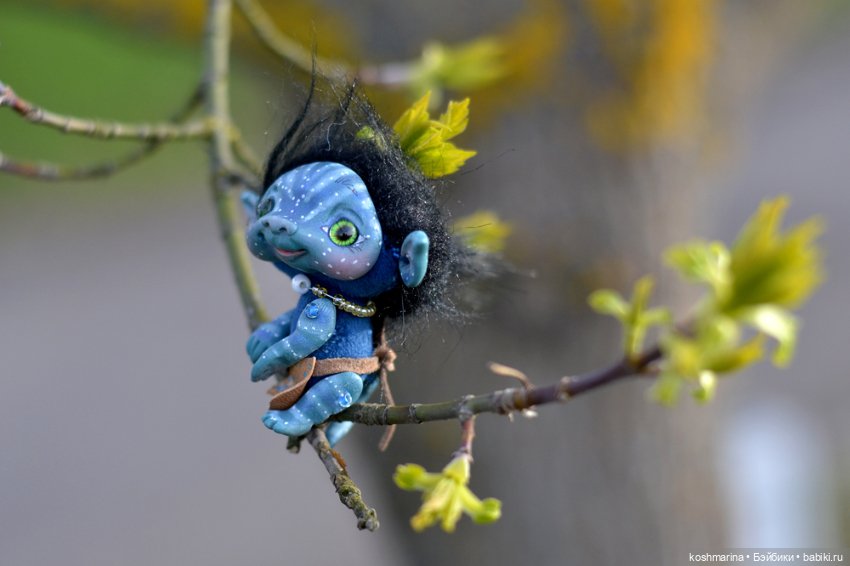 Подмосковная Пандора — Игрушки в смешанной технике (мех и глина): Арт (фото 10)