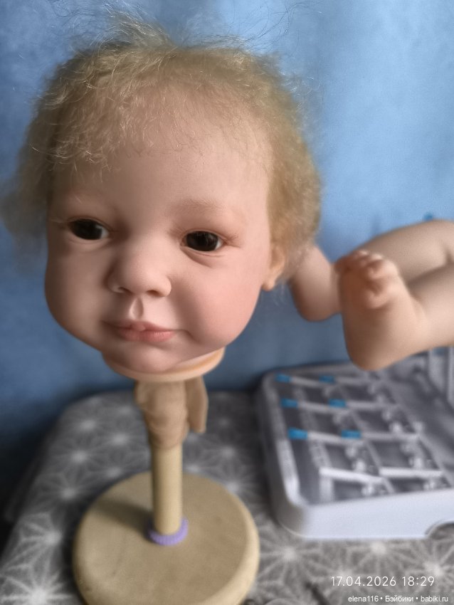 Вторая жизнь куклы — Обучение реборнингу: роспись (фото 3)