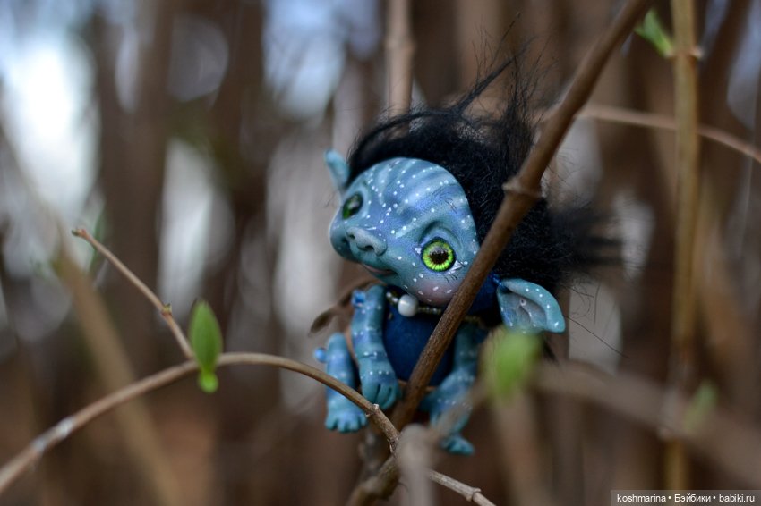 Подмосковная Пандора — Игрушки в смешанной технике (мех и глина): Арт