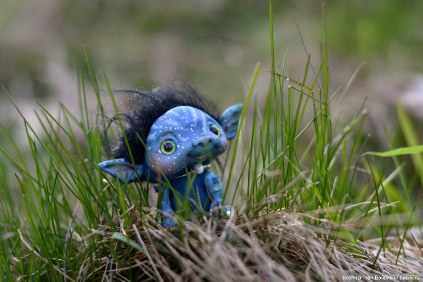 Подмосковная Пандора — Игрушки в смешанной технике (мех и глина): Арт