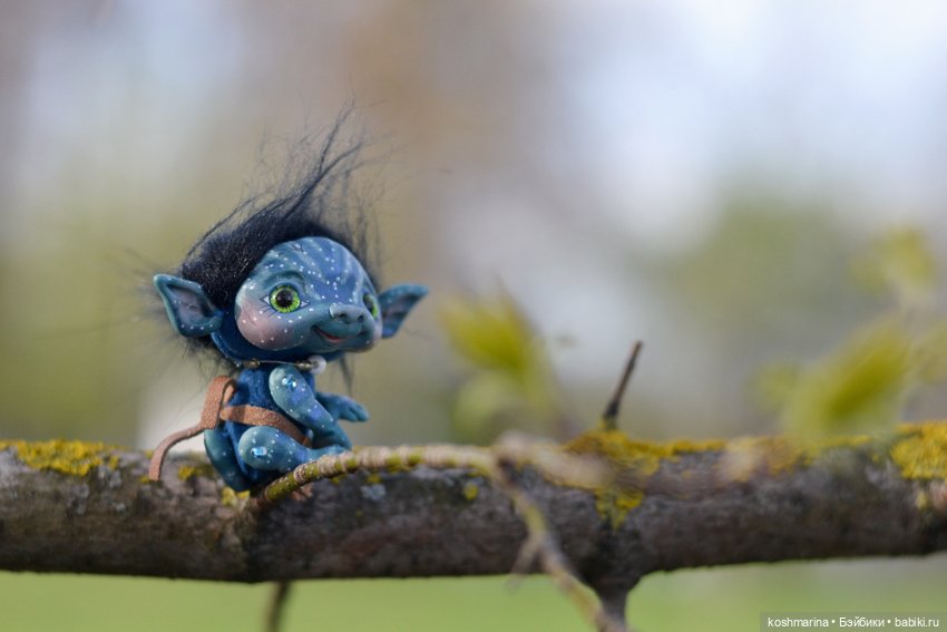 Подмосковная Пандора — Игрушки в смешанной технике (мех и глина): Арт (фото 7)