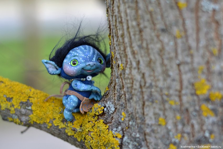 Подмосковная Пандора — Игрушки в смешанной технике (мех и глина): Арт (фото 9)