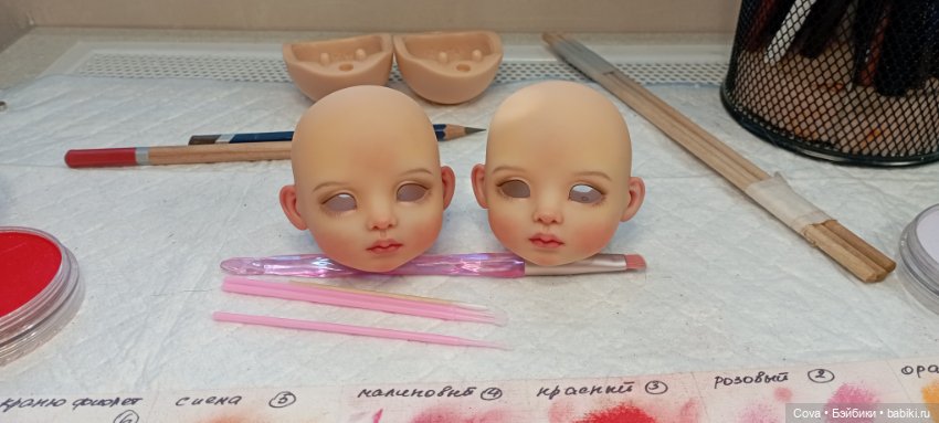 Волшебство росписи — Авторские шарнирные куклы своими руками: лепка