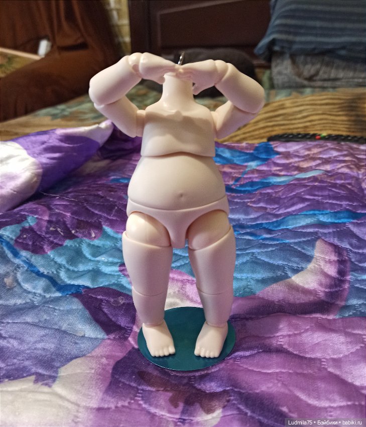 Пухляшка на новом теле — Лепка авторских кукол: полимерная глина (фото 8)