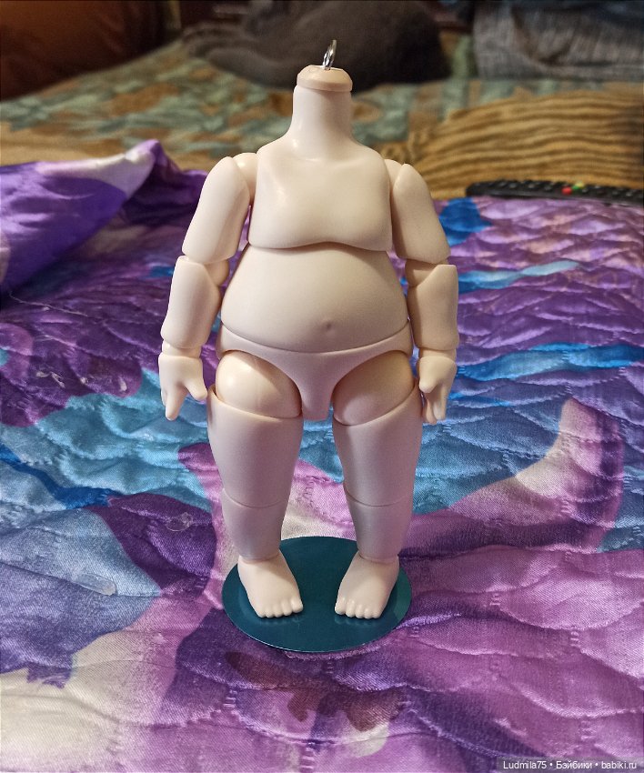 Пухляшка на новом теле — Лепка авторских кукол: полимерная глина (фото 7)