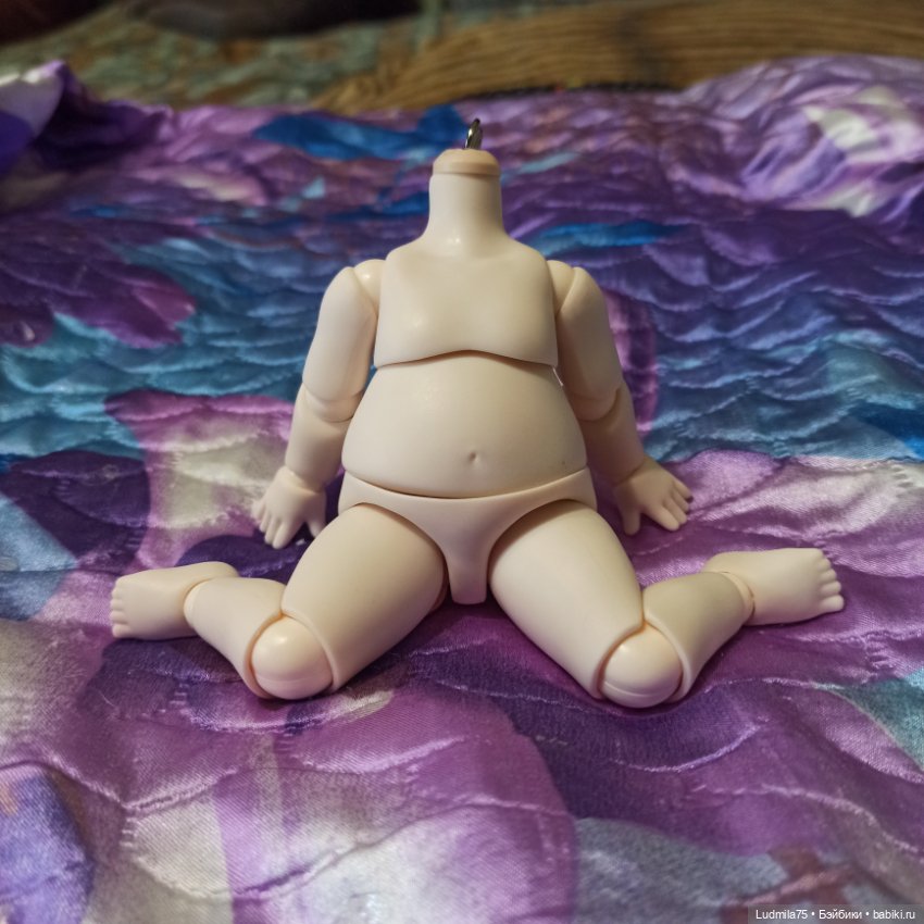 Пухляшка на новом теле — Лепка авторских кукол: полимерная глина (фото 4)