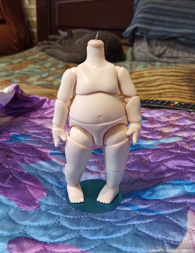 Пухляшка на новом теле — Лепка авторских кукол: полимерная глина (фото 6)