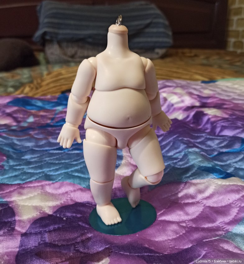 Пухляшка на новом теле — Лепка авторских кукол: полимерная глина (фото 3)