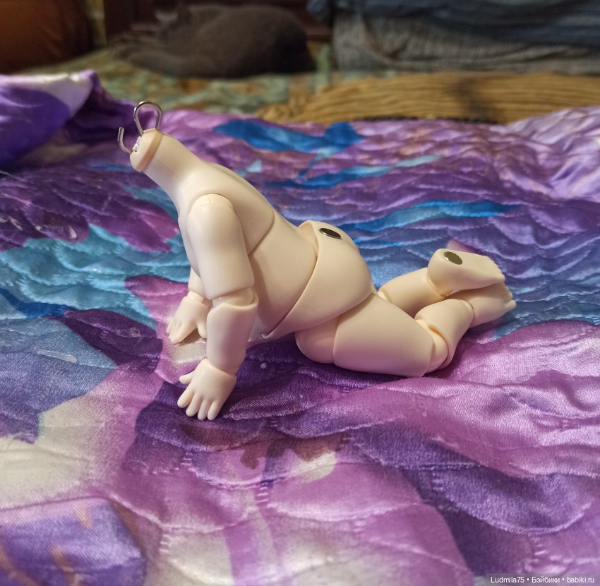 Пухляшка на новом теле — Лепка авторских кукол: полимерная глина (фото 5)