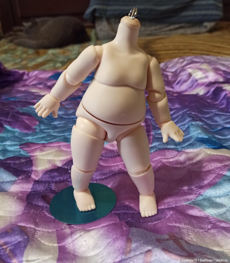 Пухляшка на новом теле — Лепка авторских кукол: полимерная глина (фото 2)