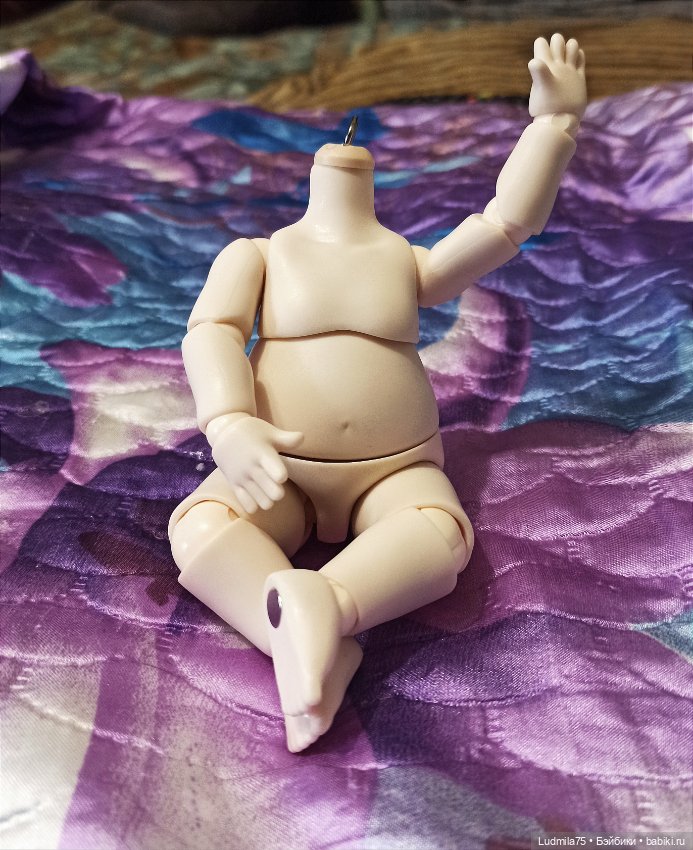 Пухляшка на новом теле — Лепка авторских кукол: полимерная глина (фото 9)