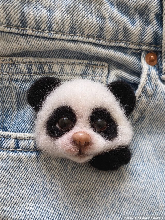 Брошечки в ладошечке) — Валяные игрушки из шерсти: сухое валяние