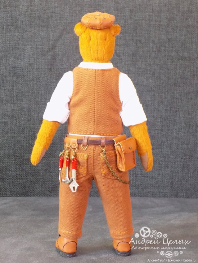 Мишка Тедди Эдгар - Стимпанк Механик (фото 8)