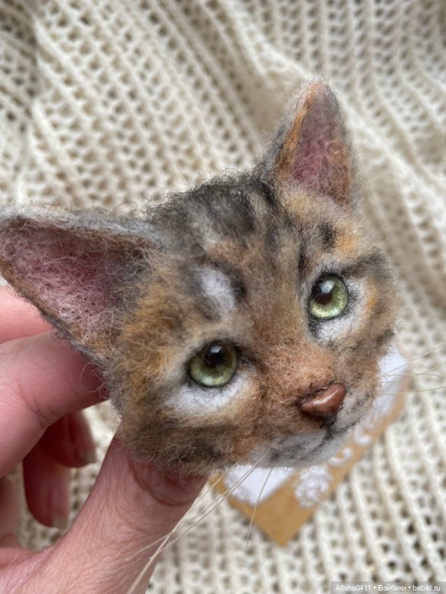 Брошечки в ладошечке) — Валяные игрушки из шерсти: сухое валяние (фото 10)