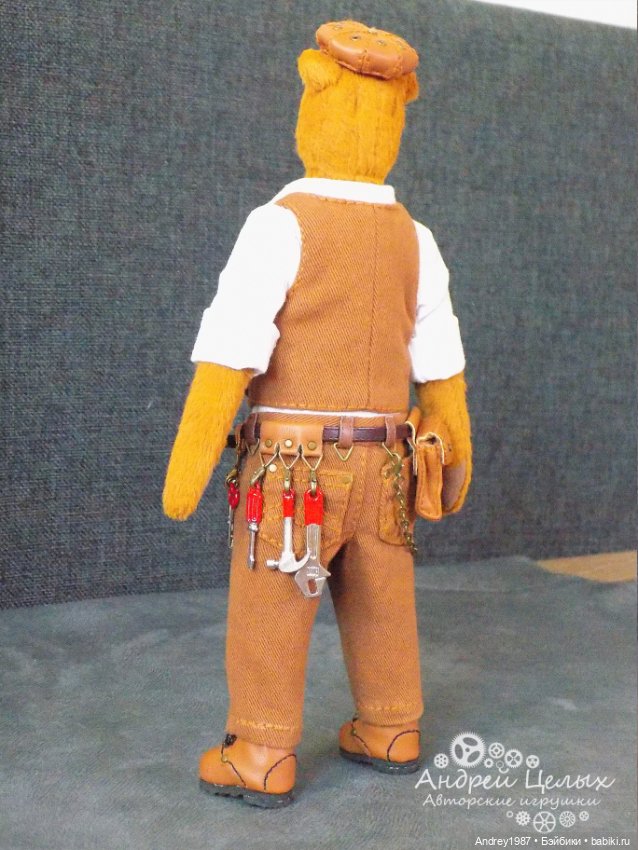 Мишка Тедди Эдгар - Стимпанк Механик (фото 9)