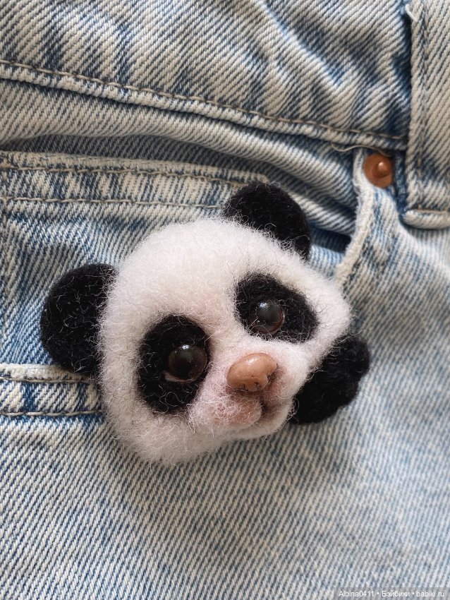 Брошечки в ладошечке) — Валяные игрушки из шерсти: сухое валяние