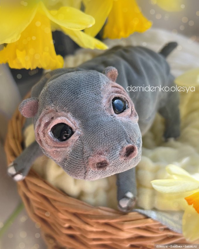 Малыш бегемотик Глория 🩶✨ (фото 6)