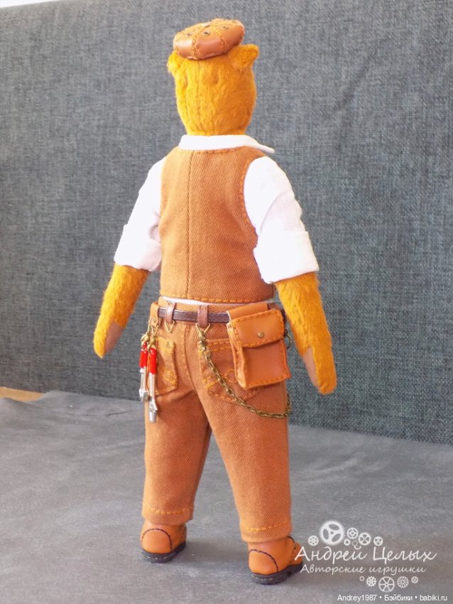 Мишка Тедди Эдгар - Стимпанк Механик (фото 10)