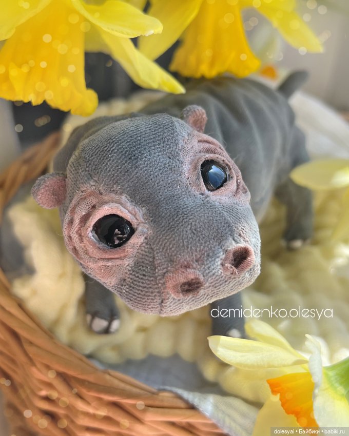 Малыш бегемотик Глория 🩶✨ (фото 3)