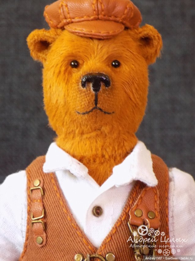 Мишка Тедди Эдгар - Стимпанк Механик (фото 5)