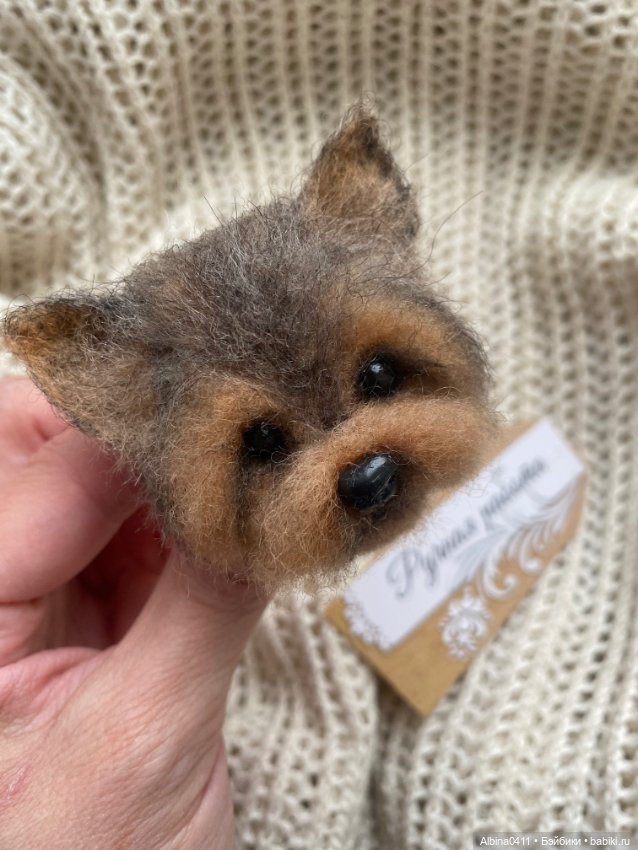 Брошечки в ладошечке) — Валяные игрушки из шерсти: сухое валяние (фото 4)