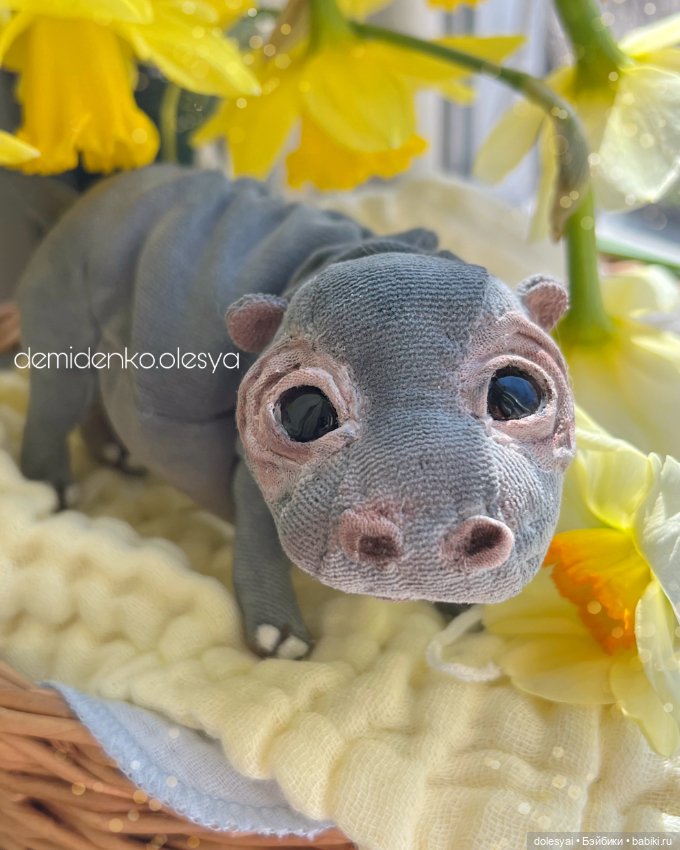 Малыш бегемотик Глория 🩶✨ (фото 5)