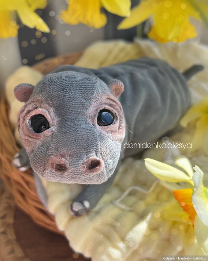 Малыш бегемотик Глория 🩶✨ (фото 4)
