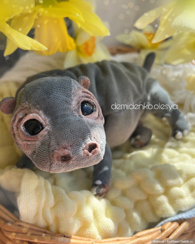 Малыш бегемотик Глория 🩶✨