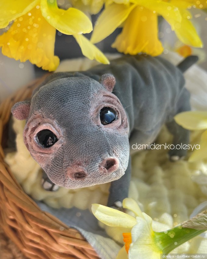 Малыш бегемотик Глория 🩶✨ (фото 2)