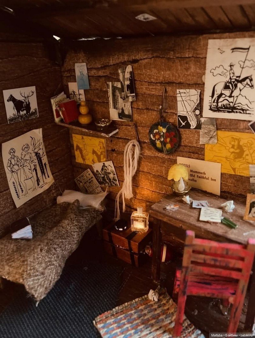 Миниатюрная спальня ковбоя (фото 2)