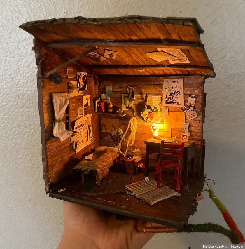 Миниатюрная спальня ковбоя