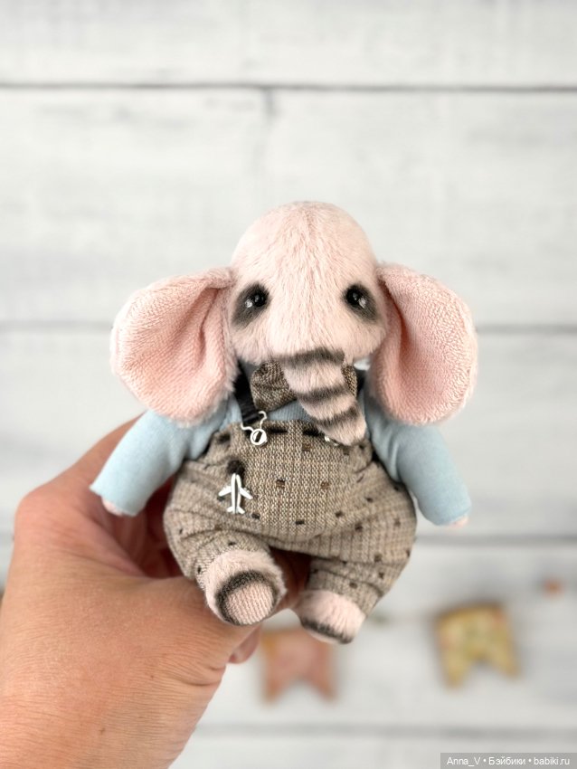 Тедди слоняш — Авторские мишки Тедди и друзья: фото (фото 2)