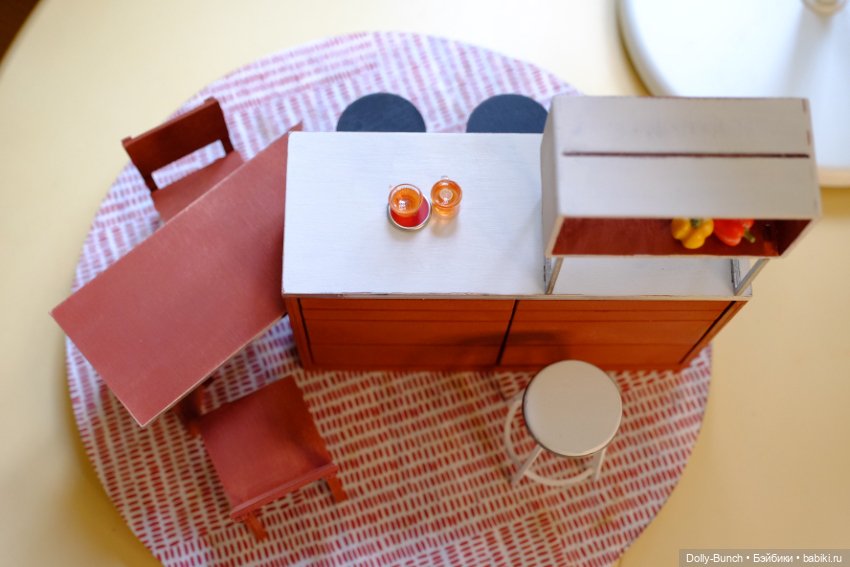 Кухня 1/8 — Мебель для кукол и домиков: фото