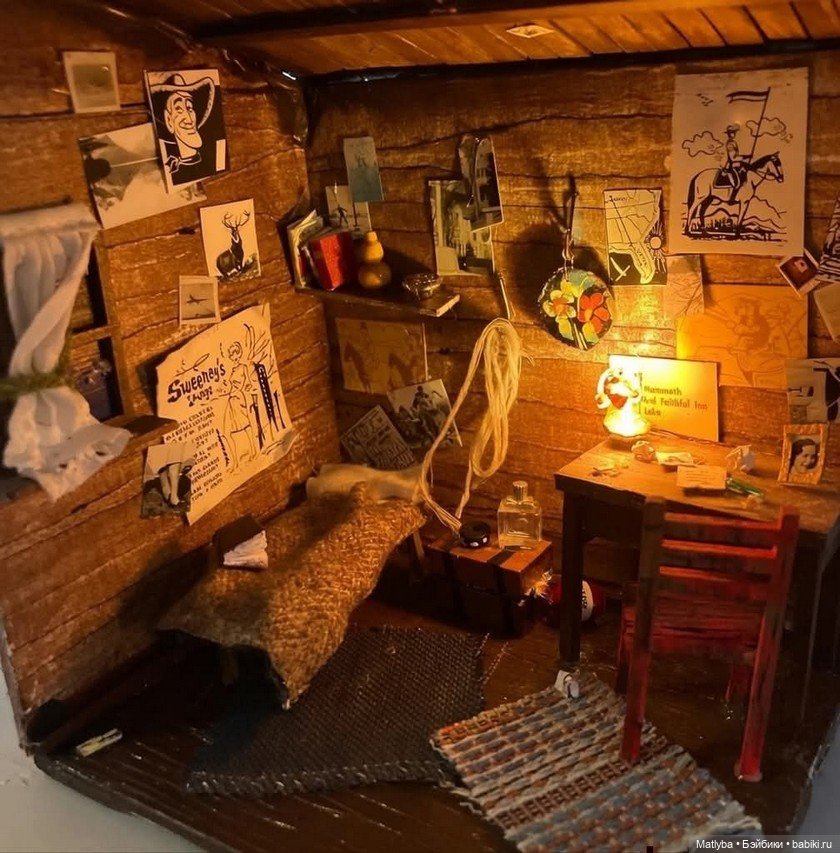 Миниатюрная спальня ковбоя (фото 4)