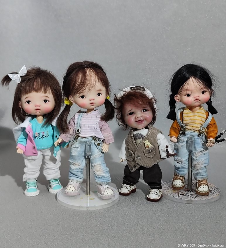 Шпингалеты — Куклы и тела Obitsu 11 (Ob11): гибриды