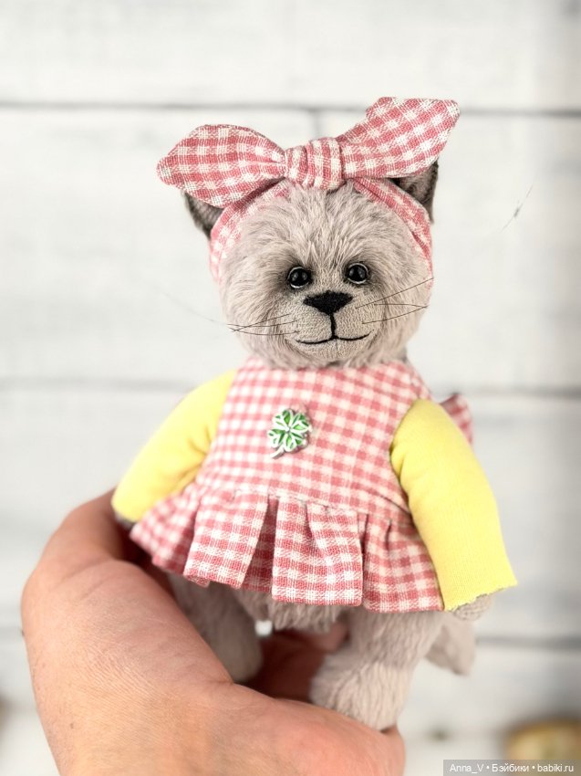 Тедди кошечка — Авторские мишки Тедди и друзья: фото (фото 4)