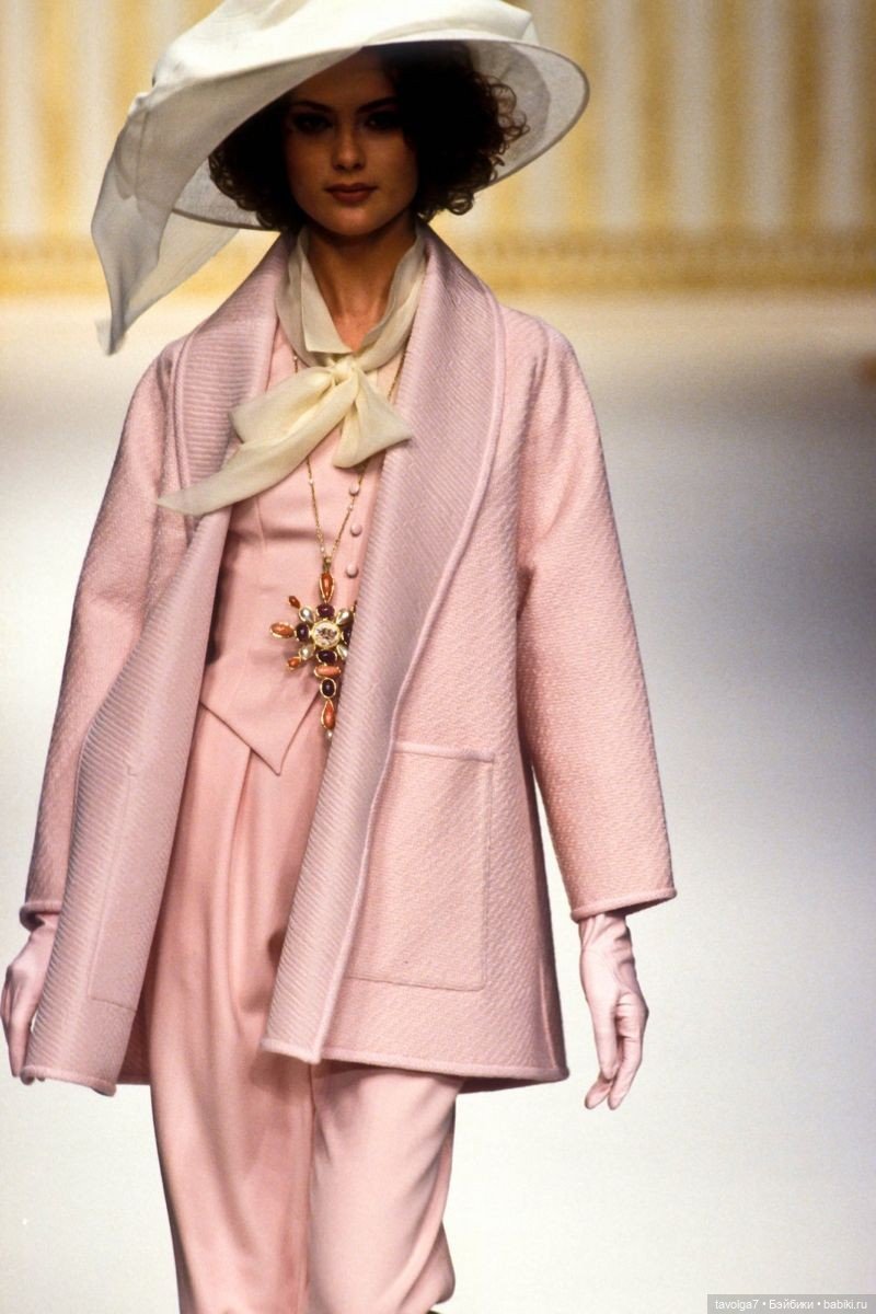 Розовые пальто 1980х и 1990х