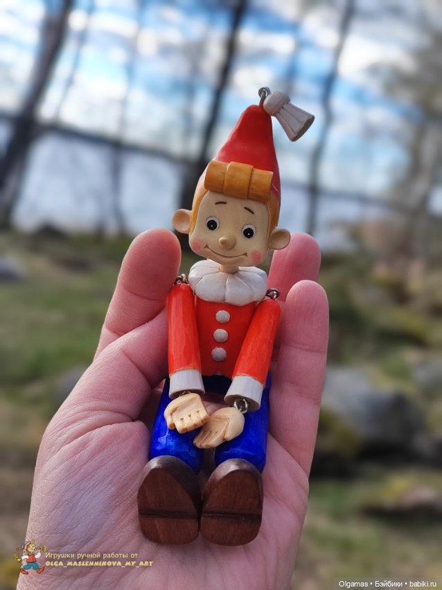 Буратинка💗 марионетка — Авторские игрушки из дерева: резьба (фото 9)