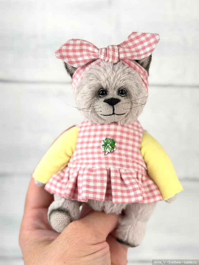 Тедди кошечка — Авторские мишки Тедди и друзья: фото (фото 2)