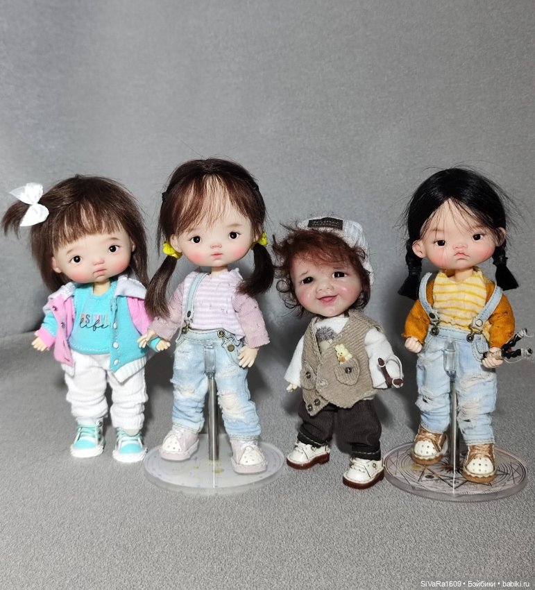 Шпингалеты — Куклы и тела Obitsu 11 (Ob11): гибриды