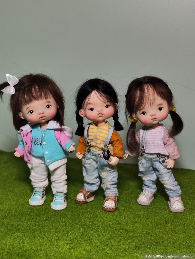 Шпингалеты — Куклы и тела Obitsu 11 (Ob11): гибриды (фото 10)