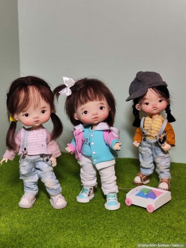 Шпингалеты — Куклы и тела Obitsu 11 (Ob11): гибриды (фото 7)
