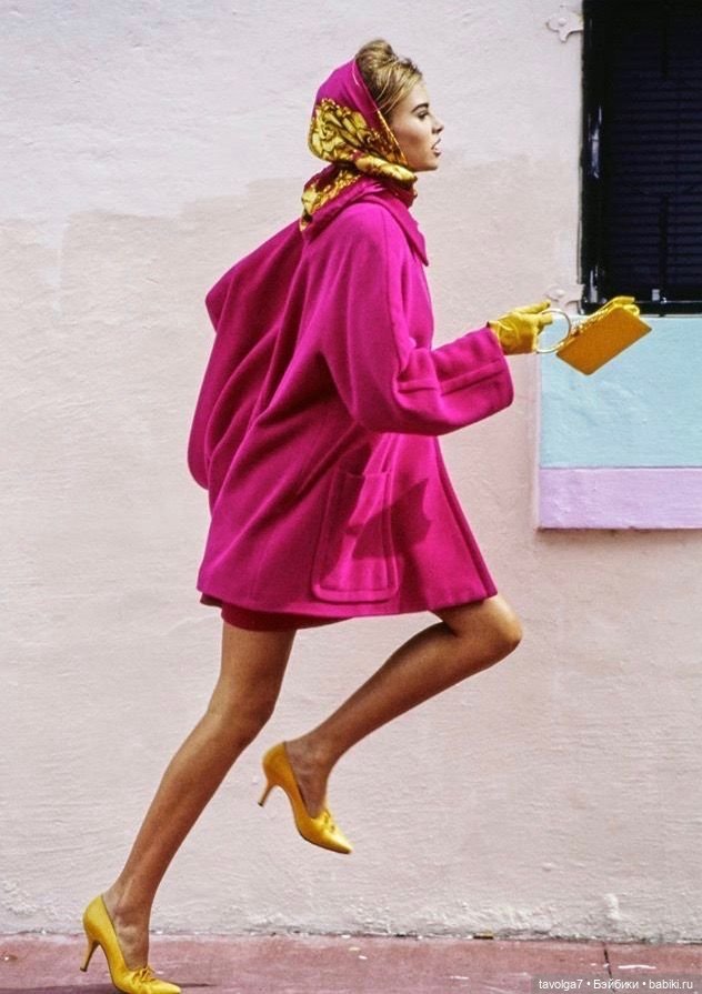 Розовые пальто 1980х и 1990х