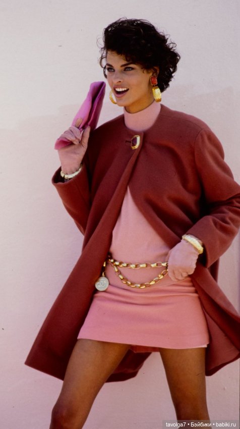 Розовые пальто 1980х и 1990х