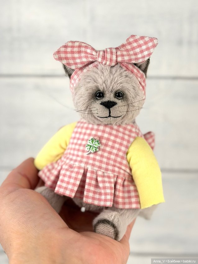 Тедди кошечка — Авторские мишки Тедди и друзья: фото (фото 5)