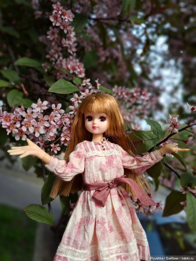 В розовом цвете) — Куклы Takara Tomy (Такара): Licca (Ликка) (фото 3)