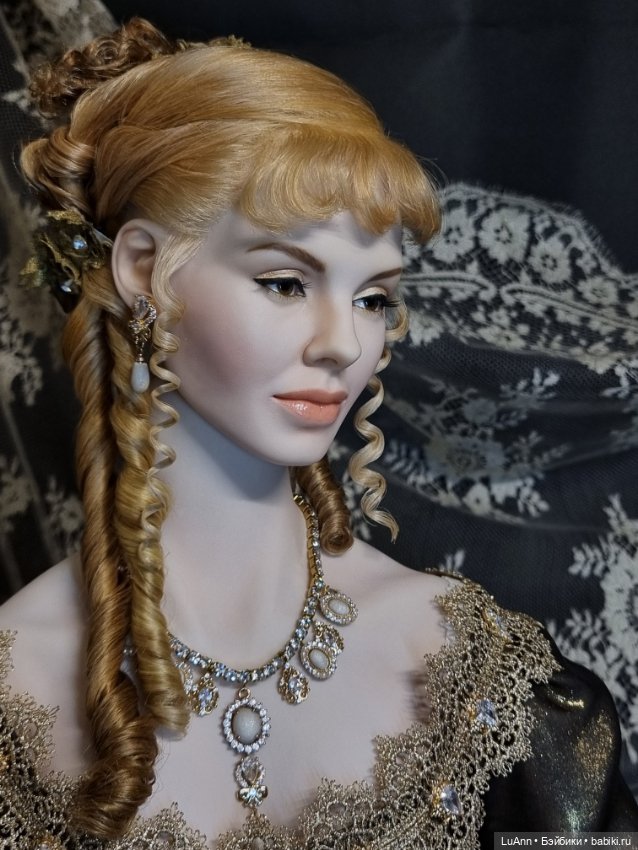 Анжелика авторская портретная кукла итоговый вариант (фото 8)