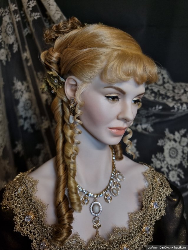 Анжелика авторская портретная кукла итоговый вариант (фото 7)