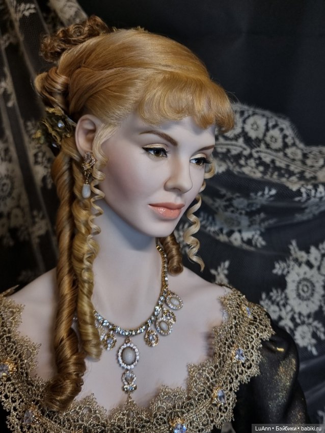 Анжелика авторская портретная кукла итоговый вариант (фото 6)