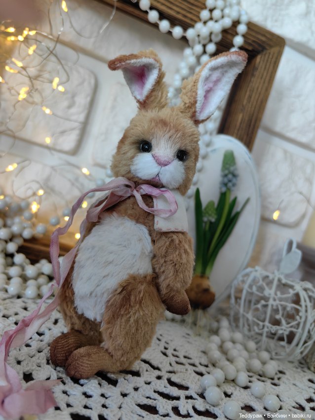 Хорош, как ни посмотри🐰🤍 — Авторские мишки Тедди и друзья: фото (фото 4)